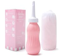 YEAUPE PROBidet Portatil de 500 ml para Mujeres, Bide portatil para maternidad postparto - Botella de lavado perineal posparto, Incluye 1 Boquillas + Bolsa Antipolvo, rosa