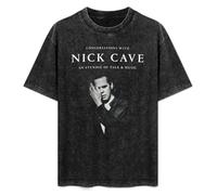 YEBEI Nick Cave Conversations with Nick Cave T-Shirt Mens Unisex Black Tees XL