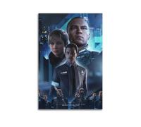 YEBGKRNR Póster decorativo de Detroit Become Human Game, lienzo decorativo para pared e impresión artística moderna para decoración de dormitorio familiar, 20 x 30 cm