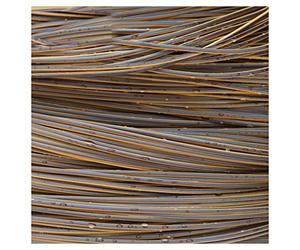 YebiO Material de Tejido de Ratán Sintético 500G, 3 Mm de Ancho, Ratán de Plástico Redondo Sólido para Reparación de Tejidos, Fabricación de Cestas, Silla, Mesa, Muebles de Almacenamiento Hechos a Man