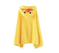 YEBON Toalla de baño con capucha para niños, suave, absorbente, con bonito diseño de pato amarillo, para bebés, regalos perfectos para niños y niñas, 28 x 55 pulgadas