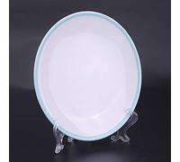 Yechiry 10 Soportes de Platos de Plástico Plegables Duraderos para Soporte de Exhibición de Platos Reutilizables, Estante para Ajustable para Marcos de Fotos, para Decoración del Hogar (17,5 cm)