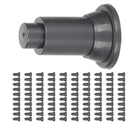 Yechiry 100 Unids/Set Tablero de Aislamiento de Acuario Pies de Soporte Soporte Estable Decorativo para Divisor de Tanque de Peces Fácil Limpieza Adecuado para Acuario PVC 2,8 Cm (Black)