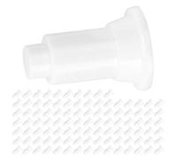 Yechiry 100 Unids/Set Tablero de Aislamiento de Acuario Pies de Soporte Soporte Estable Decorativo para Divisor de Tanque de Peces Fácil Limpieza Adecuado para Acuario PVC 2,8 Cm (White)