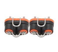 Yechiry 2 Rodamientos de Bolas para Tacos de Leva, Cuerda de Entrada Rápida para Barcos Marinos, Tacos de Vela con Nailon de Acero Inoxidable, Ideal para Equipos de Veleros, 48 Mm, 24 Mm, 26, 36