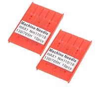 Yechiry 20 Agujas para Máquinas de Coser, Accesorios Universales de para Sastres, Construcción de Acero, Práctica Caja de Almacenamiento Incluida (Nm110/18)