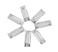Yechiry 200 Uds. Accesorios para Manualidades, Botones de Resina con Parte Posterior Plana Brillante para Fabricación de Joyas y Decoración de Moda, Corte de Superficies Múltiples (Tira larga de