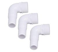 Yechiry 3 Uds Conector Adaptador de Esencial 90 Grados Se Adapta a Piscinas SPX1105Z3 SPX1105Z4 SPX1091Z7 Diseño de Plástico