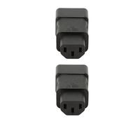 Yechiry Adaptador de Corriente IEC320 C20 a C13, 2 uds., Plug and Play Resistente para Equipos de Sala de Servidores UPS PDU, Cobre y PVC