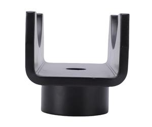 Yechiry Adaptador de Gato para Botella, Soporte de Carga Estable y Resistente, Silla de Elevación para Remolque, RV, Garaje, Granja, Soporte de Tubo Cuadrado de 1 Pinta