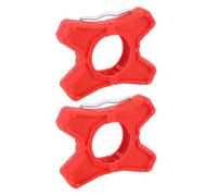 Yechiry Adaptador de Pedal de Bicicleta 1 par, Soporte de Carretera del Pedal de Ciclo, Diseño Anti -Slip Hexagonal para una Instalación Rápida, Ciclismo de Larga Distancia (Rojo)