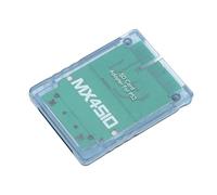 Yechiry Adaptador de Tarjeta de Memoria Lector de Consola de Juegos Profesional Plug and Play para, Adaptador de Tarjeta de Almacenamiento Transparente para MX4SIO, Material ABS, Portátil (Azul