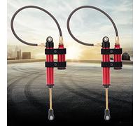 Yechiry Amortiguador de Metal RC de 2 Uds con Accesorio de Resorte, Reemplazo Efectivo para el Rendimiento del Coche SCX10 D90 1/10 RC (100M)