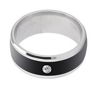 Yechiry Anillo Inteligente NFC, Hermoso Diseño, Dispositivo Portátil Mágico Multifunción para Bloqueo de Privacidad Personal e Intercambio de Datos Universal (Talla 13)