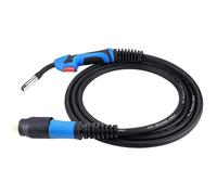 Yechiry Antorcha de Soldadura MIG MB15AK 3,8 Metros Euro Conector 180A | Antorcha de Soldadura a Gas, Conector Euro, Cable Mono Flexible, Resorte de Acero, Uso de Argón CO2, Espesor de 0 a 25mm