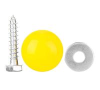 Yechiry Asas de Plástico para Patio de Juegos para Niños, Accesorios de Columpio de Seguridad Antideslizantes y Resistentes para Jugar Al Aire, Rojo//Amarillo, 1 par (Yellow)