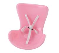 Yechiry Asiento para el Automóvil de Muñecas, Lugar de Seguridad para el Automóvil para Juguete, Asiento Seguro de Figura de Juguete con Cinturón para Muñecas de 17 Cm, Soporte de (Rosado)