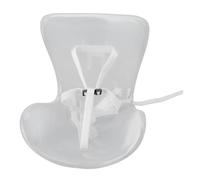 Yechiry Asiento para el Automóvil de Muñecas, Lugar de Seguridad para el Automóvil para Juguete, Asiento Seguro de Figura de Juguete con Cinturón para Muñecas de 17 Cm, Soporte de (Transparente)