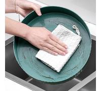 Yechiry Bandeja de Almacenamiento Giratoria de 11 Pulgadas, Plato Giratorio Organizador de 360 Grados para Gabinete de Cocina y Encimera, Plástico Blanco de Gran Capacidad, Ideal para Organización