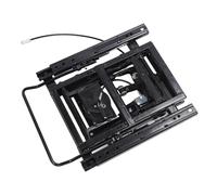 Yechiry Base de Suspensión de Asiento de Acero Laminado en Frío, Kit de Suspensión de Asiento Resistente con Riel Deslizante de 130 Mm hacia Adelante y hacia Atrás, para Camiones, Vehículos