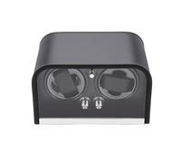 Yechiry Bobinadora Automática de Relojes con Luz LED Funcionamiento Silencioso para Pantalla Dual en Tablero de Densidad de Fibra 2 Ranuras