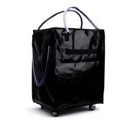 Yechiry Bolsa de Compras con Ruedas Grande y Plegable, Bolsa con Ruedas Resistente de 76 Libras con 4 Giratorias y 3 Asas para Comestibles, Lavandería, Viajes