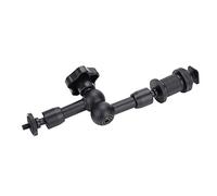 Yechiry Brazo Mágico Ajustable Duradero de 7 Pulgadas para Cámaras y Videocámaras, Cabezal Esférico de 360°, Aluminio Liviano, Ideal para Disparos con Enfoque de Seguimiento, 1 Pieza