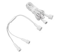 Yechiry Cable de Extensión de Luz Exterior, Cable de PVC Resistente Al Agua IP68 de 13 Pies con Divisor en Y, de Extensión para Luces Permanentes Gove Pro H705C H706A H706C 2822 2822W 4022W