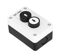 Yechiry Caja de Botones a Prueba de Lluvia, Estación de Interruptor de Botón Momentáneo con Arriba hacia Abajo, IP32 a Prueba de Agua a Prueba de Polvo Anti Erosión para Campo de