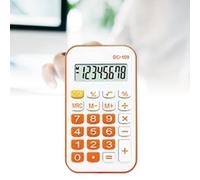 Yechiry Calculadora de Bolsillo Mini Portátil para Estudiantes Uso Escolar Material ABS Duradero Diseño Liviano (Orange)