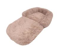 Yechiry Cama Ergonómica de Perros Humanos, Cama de Mascotas Plegable Extra Grande con Fondo sin Deslizamiento y Cubierta Lavable Extraíble para Adultos y Perros, 180 X 115 Cm