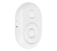 Yechiry Cámara Control Remoto Inalámbrico Bluetooth Obturador Clicker para Selfies y Grabación de Vídeo Diseño Portátil (White)
