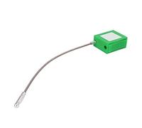 Yechiry Candado de Seguridad con Grillete de 85 Mm de Alta Resistencia para Mantenimiento de Equipos Gestión Industrial Acero con 2 Llaves Bloqueo y Etiquetado Cerradura de Cable (GREEN)