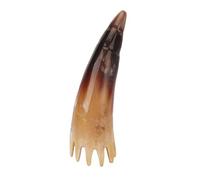 Yechiry Cepillo de Masaje Portátil Suave con Peine de Cuerno para Relajación del Cuero Cabelludo y Cuidado del Cabello - 1 Peine ABS Ligero