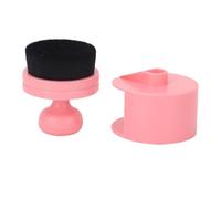 Yechiry Cepillo para Polvo de Uñas, Cepillo Profesional para Limpieza de Polvo con Cerdas Suaves y Esponjosas, Redondo, Cabeza Plana para Manicura, Maquillaje, Salón, Hogar (PINK)