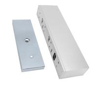 Yechiry Cerradura Electromagnética de 1200 Libras, 500 Kg, Cerradura de Puerta Magnética Eléctrica, Modo NC a Prueba de Fallas de 12 V, Puerta única para de Control de Acceso, Montaje en Superficie,