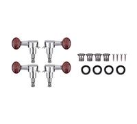 Yechiry Clavijas de Afinación de Cuerdas para Ukelele Afinadores de Bloqueo Duraderos para una Afinación Rápida y Precisa Adecuados para Orificios de Clavijas de 1 a 1,3 Cm Aleación de Zinc Roja