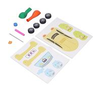 Yechiry Coche con Globo Aerodinámico de Madera, Juguete Aerodinámico Educativo, Coche Experimental Manual para Niños, Ideal para Aprender en Casa y Jugar a Las Ciencias (Tipo 1)