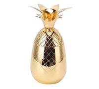 Yechiry Coctelera, Coctelera de Acero Inoxidable de 500 Ml, Herramienta de Mezcla Pulida Suave con Diseño Ergonómico, Ideal para Bar en Casa, Cócteles, Bebidas Heladas y Jugos (GOLD)