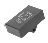 Yechiry Condensador CBB61 de 12UF 350VAC, Condensador de Arranque de Generador de Plástico, de Motor con Orificio de Montaje, Ideal para Generador de Gasolina y Motor de Ventilador