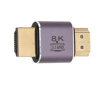Yechiry Conector de Interfaz Multimedia HD 8K, Alta Velocidad 48 Gbps, Esencial para Juegos y Cine en Casa, Construcción de Aluminio Resistente, 1 Unidad