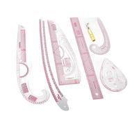 Yechiry Conjunto de Regla de Costura de la Costura Métrica de 7 Piezas, Conjunto de Regla de Curva Francesa con Herramientas Completas de Alta Precisión, Escala para Principiantes, Sastres,