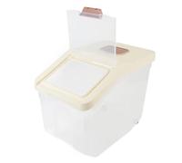 Yechiry Contenedor de Almacenamiento de Arroz, Contenedor Hermético de Almacenamiento de Harina, de Alimentos Secos para Cereales para el Hogar de la Cocina, Diseño a Prueba de Humedad (25KG)