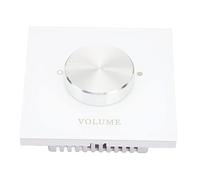 Yechiry Controlador de Volumen Inteligente para el Hogar, Panel Transparente Ajuste de Volumen de 5 Niveles, Control Estéreo de Doble Canal con Ajuste Preciso, Ideal para Cine en Casa y de Música