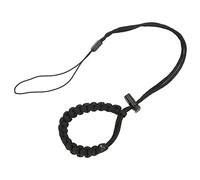 Yechiry Correa de Muñeca de Buceo Tejida a Mano, Cordón de Muñeca de Poliéster Duradero con Ajuste Ajustable, para Teléfono Móvil, Cámara de Acción 10 9 8 7 6 5 4 3, OneX2 y XiaoYi (BLACK)