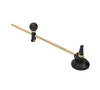 Yechiry Cortador de Vidrio Circular, Resistente, Ajustable, Brújula de 6 Ruedas, Círculo de Ventosa para Aire Acondicionado, Apertura de Chimenea, Diámetro de 15,7 Pulgadas (aleación 3)