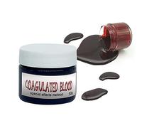 Yechiry Crema de Plasma Sanguíneo Falsa Segura, Accesorios de Maquillaje de Halloween, Accesorio de Disfraz Aterrador que No Daña la Piel y Fácil de Limpiar, Ideal para Efectos Especiales, Cosplay y