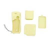 Yechiry Cubierta de Caja de Cámara de Silicona Premium, Protege con Bolsillo 3, Agarre sin Deslizamiento, Liviana, Aplicación Fácil, Fácil de Limpiar (Yellow)