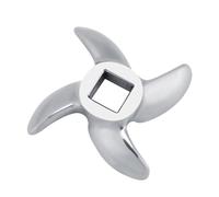 Yechiry Cuchilla para Picadora de Carne Duradera de Acero Inoxidable para Picar sin Esfuerzo, Adecuada para Muchas Picadoras de Carne y Perfecta para Todas Sus Necesidades de Molienda, 1 Pieza de