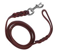 Yechiry Cuerda de Seguridad para Perros de Adiestramiento Correa Resistente y para Caminar y Correr, Gran Regalo para Amigos Amantes de los Perros, Cinturón de Piel de Vaca Cuero (La Longitud del